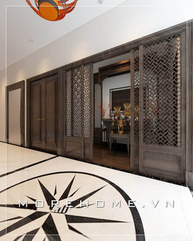 Phòng thờ biệt thự